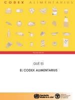 ¿Qué es el CODEX ALIMENTARIUS?