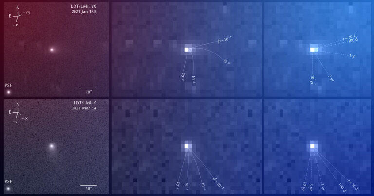 El cometa Leonard y su paso por Venus