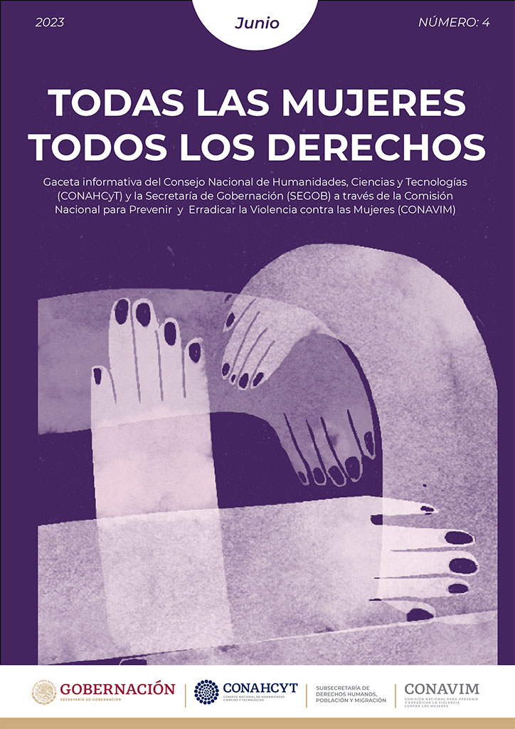 Portada de la gaceta Todas las Mujeres Todos los Derechos Número 4